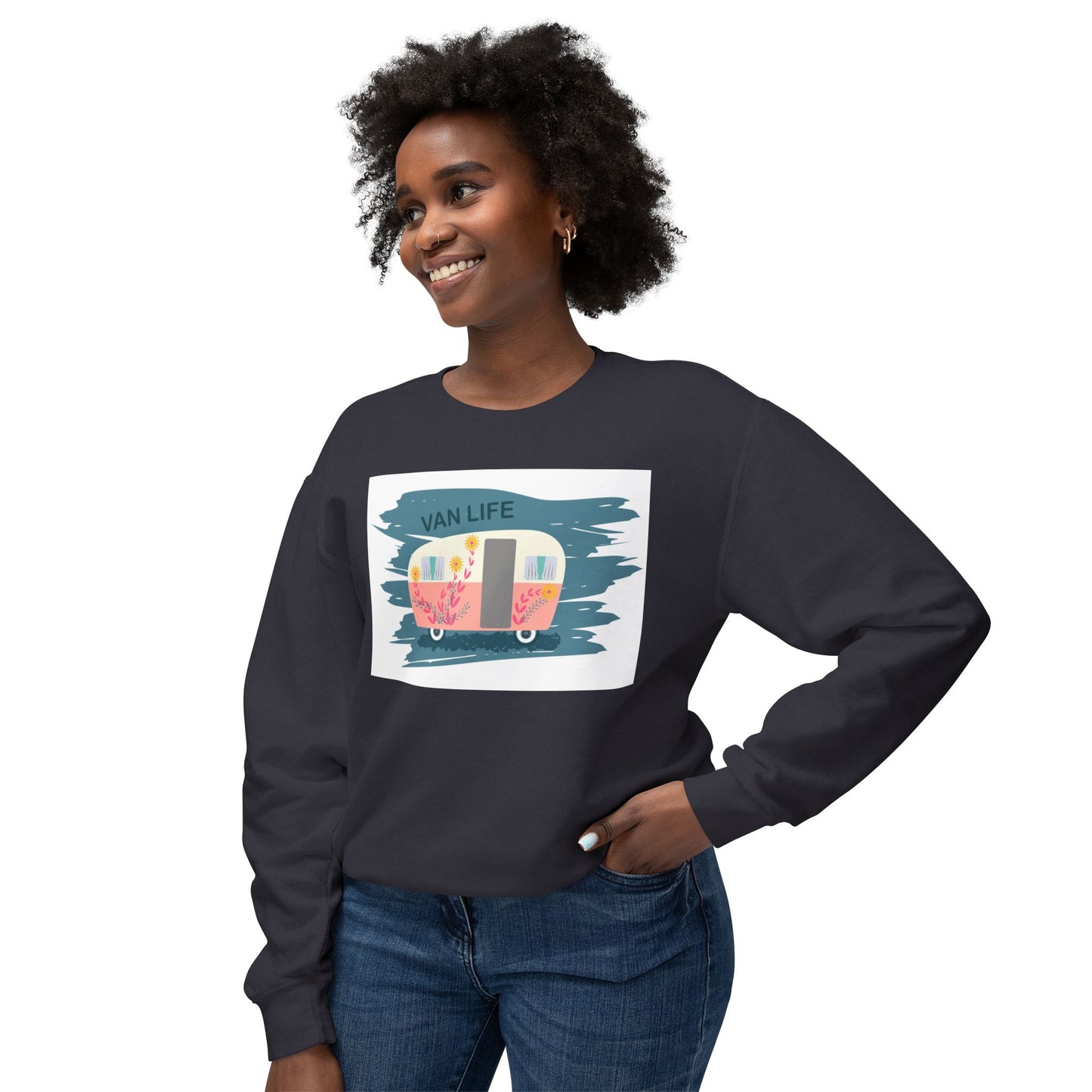 Unisex Lightweight Crewneck Sweatshirt - MaisonThreadory