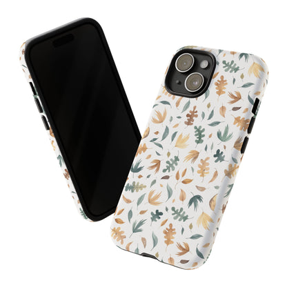Stylish Floral Phone Case - Tough Cases, Nature-Inspired Design, Gift for Her, Phone Accessory, Floral Pattern Cover
