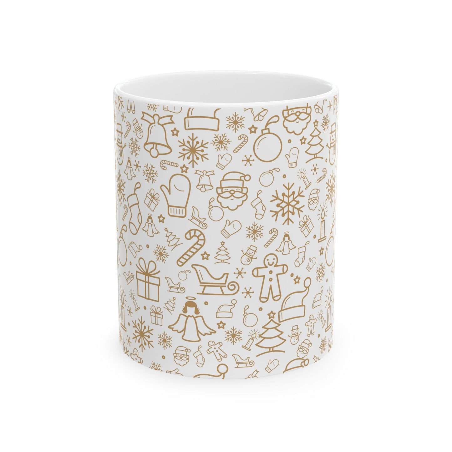 Festive Holiday Ceramic Mug, Cute Christmas Gift for Coffee Lovers, Winter Wonderland Drinkware, Perfect for Hot Cocoa, Ideal for [...]