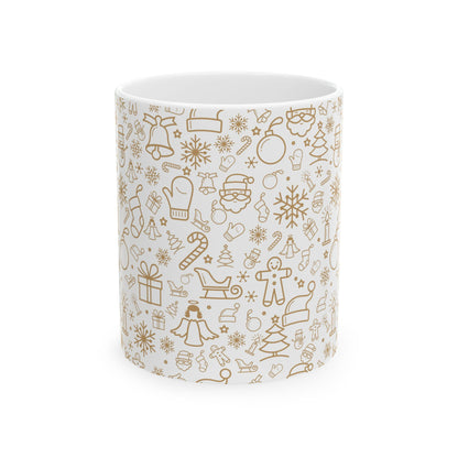 Festive Holiday Ceramic Mug, Cute Christmas Gift for Coffee Lovers, Winter Wonderland Drinkware, Perfect for Hot Cocoa, Ideal for [...]