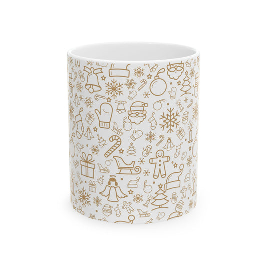 Festive Holiday Ceramic Mug, Cute Christmas Gift for Coffee Lovers, Winter Wonderland Drinkware, Perfect for Hot Cocoa, Ideal for [...]