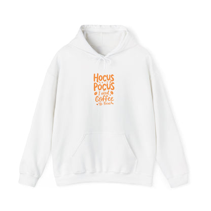 Halloween Coffee Lover Hoodie, Unisex Sweatshirt, Funny Sweatshirt for Fall, Spooky Season Apparel, Gift for Witch Friends - MaisonThreadory