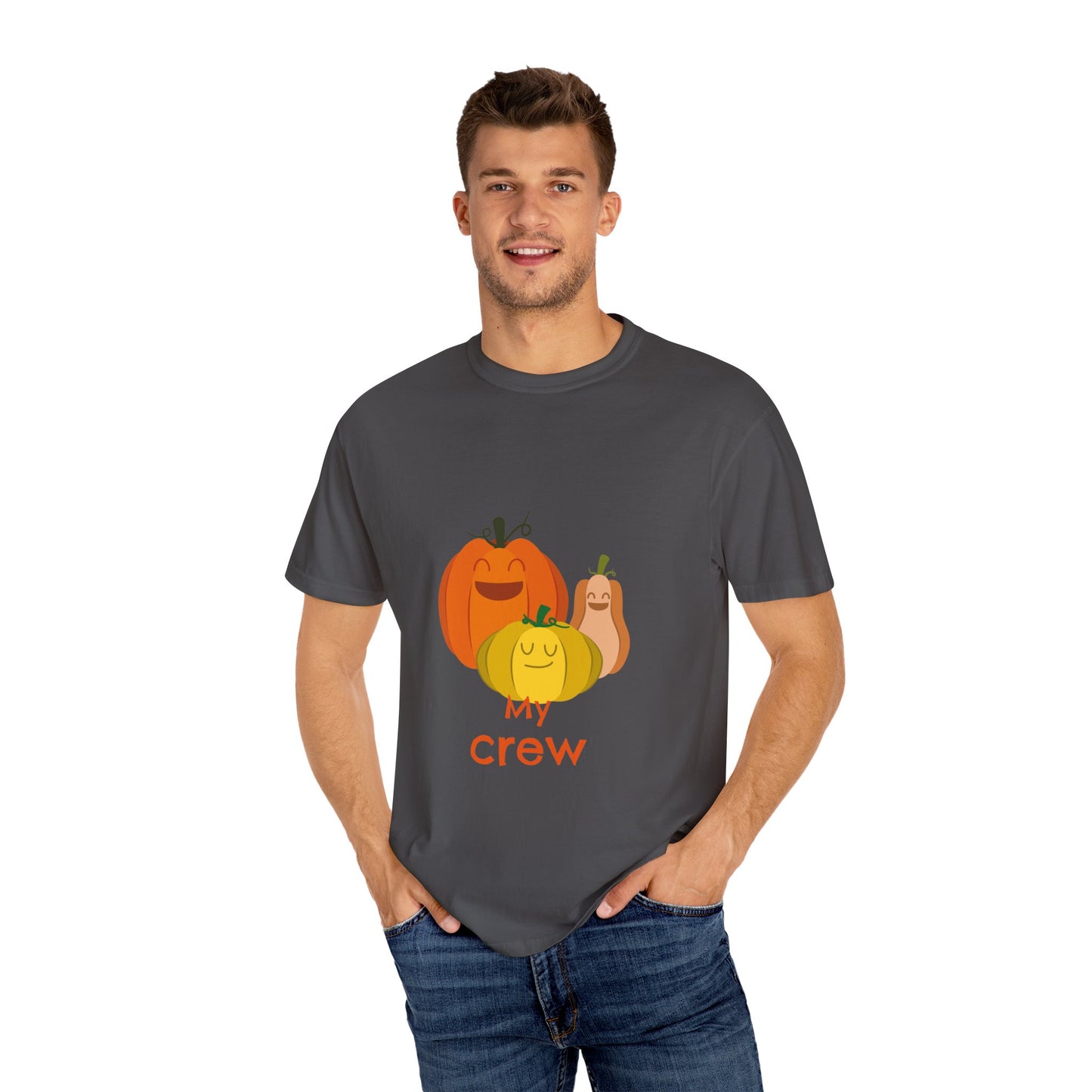 Cute Pumpkin Family T-Shirt, Fall Apparel, Halloween Shirt, Thanksgiving Gift, Harvest Crew Tee, Unisex Seasonal Wear - MaisonThreadory