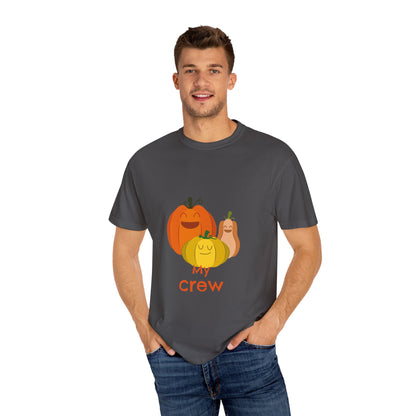 Cute Pumpkin Family T-Shirt, Fall Apparel, Halloween Shirt, Thanksgiving Gift, Harvest Crew Tee, Unisex Seasonal Wear - MaisonThreadory