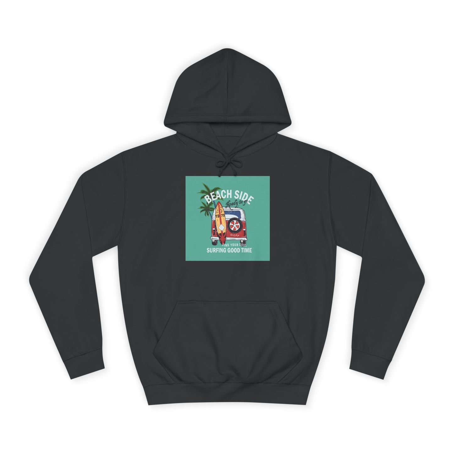 Beachside Vibes Unisex Hoodie | Perfect for College Students, Cozy Days, Summer Vacations, Gift for Friends, Casual Wear - MaisonThreadory