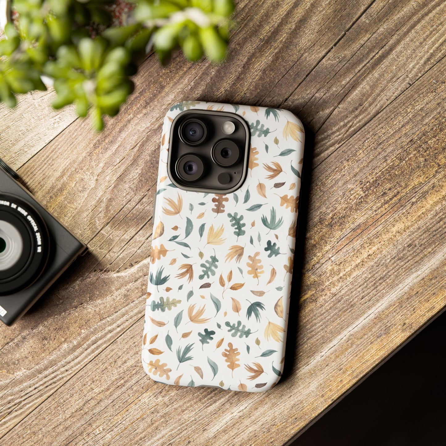 Stylish Floral Phone Case - Tough Cases, Nature-Inspired Design, Gift for Her, Phone Accessory, Floral Pattern Cover