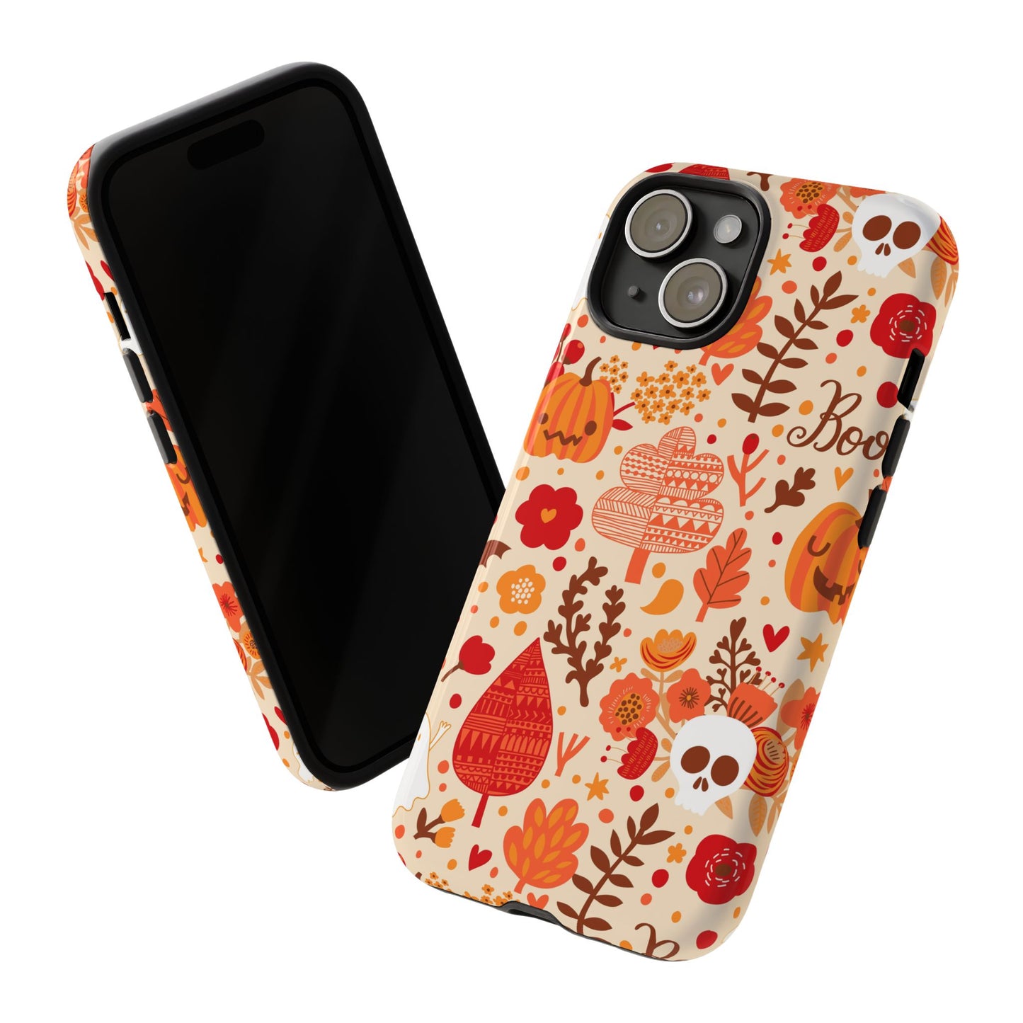 Autumn Phone Case - Cozy Fall Vibes, Pumpkin Decor, Halloween Gift, Floral Design, Seasonal Aesthetic