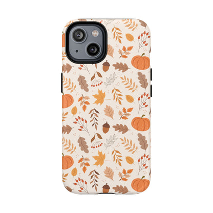 Autumn Floral Phone Case - Tough Magnetic Cases for Fall, Seasonal Accessories, Nature Lover Gifts, Cute Phone Cover, Unique Phone Case - MaisonThreadory