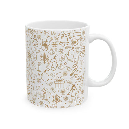 Festive Holiday Ceramic Mug, Cute Christmas Gift for Coffee Lovers, Winter Wonderland Drinkware, Perfect for Hot Cocoa, Ideal for [...]