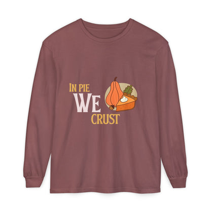 Fall Kitchen Humor Long Sleeve T-Shirt, Thanksgiving Gift, Thanksgiving Sweater, Pie Lovers Shirt, Cozy Fall Apparel, Unisex Sweatshirt - MaisonThreadory