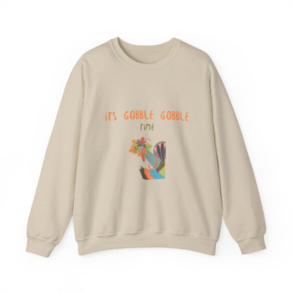 Thanksgiving Vibe Crewneck Sweatshirt, Fall Fashion, Unisex Sweatshirt, Cozy Gift for Her, Autumn Apparel, Holiday Wear - MaisonThreadory