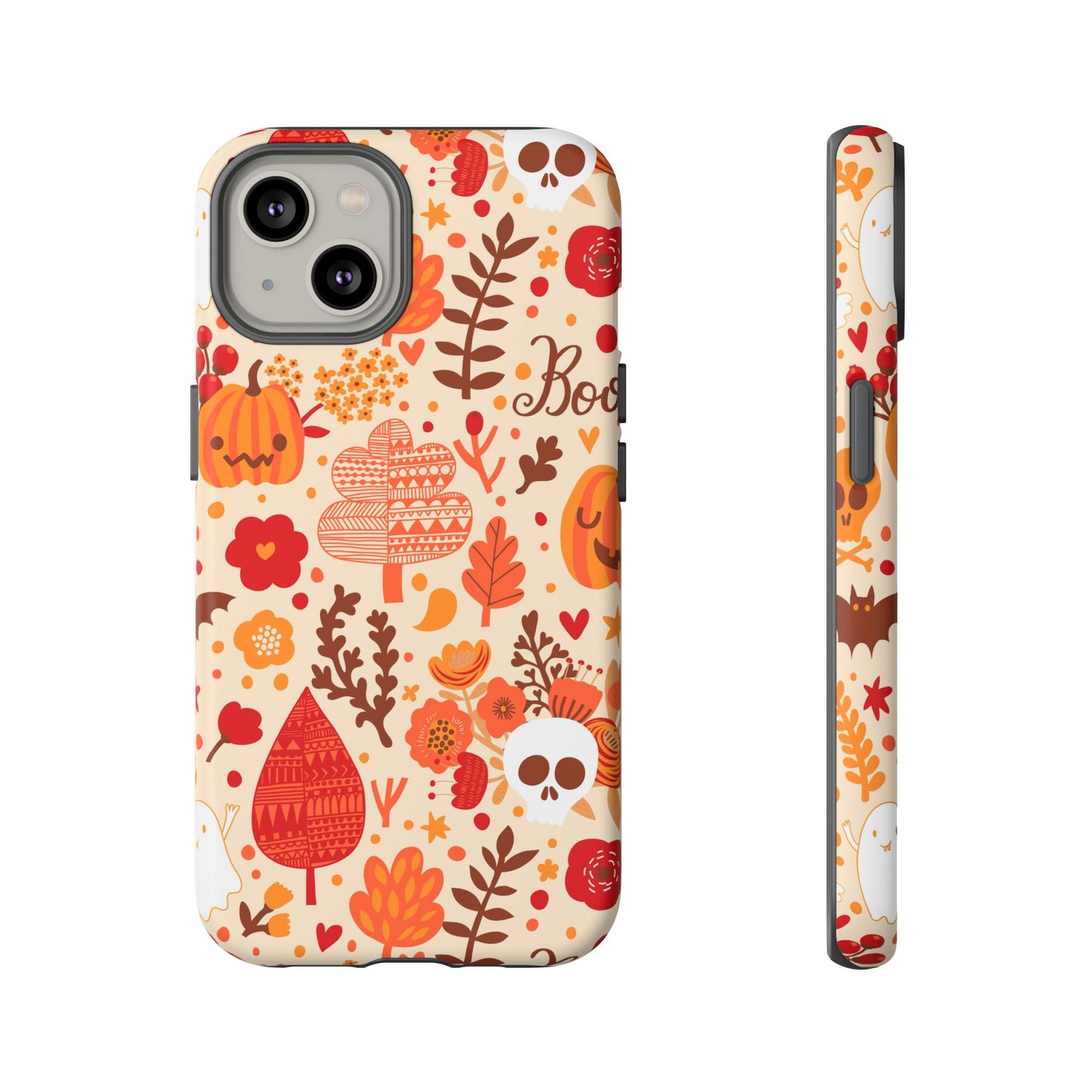Autumn Phone Case - Cozy Fall Vibes, Pumpkin Decor, Halloween Gift, Floral Design, Seasonal Aesthetic