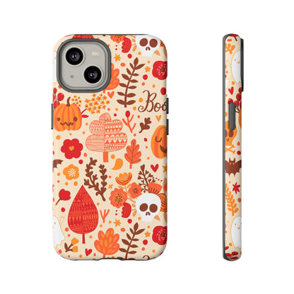 Autumn Phone Case - Cozy Fall Vibes, Pumpkin Decor, Halloween Gift, Floral Design, Seasonal Aesthetic