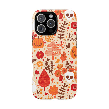 Autumn Phone Case - Cozy Fall Vibes, Pumpkin Decor, Halloween Gift, Floral Design, Seasonal Aesthetic