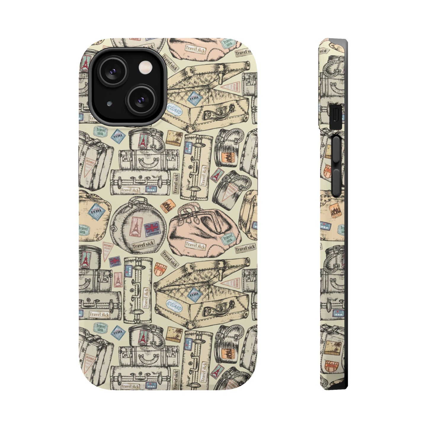 Travel-Inspired Magnetic Tough Cases, Unique Phone Accessories, Perfect for Adventurers, Great Gift for Travelers or Holidays