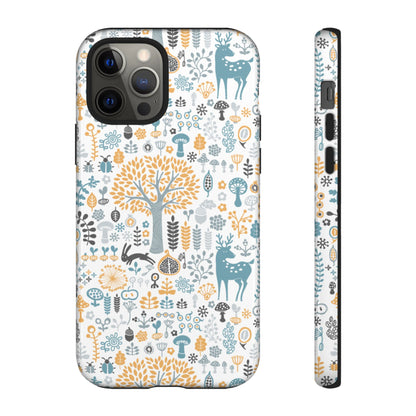Nature-Inspired Phone Case, Durable Protective Cover, Bohemian Phone Accessory, Symbol of Strength, Eco-Friendly Gift
