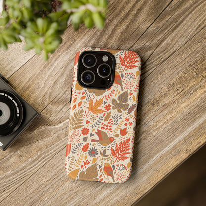 Floral Phone Case - Tough Cases for Nature Lovers, Stylish Cover, Nature-Themed Gift, Phone Accessories, Fall Aesthetic