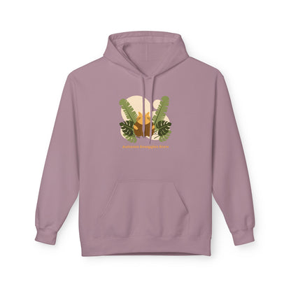 Nature-Inspired Fleece Hoodie | Cozy Unisex Sweatshirt for Outdoor Lovers, Great for Camping, Hiking, Gift for Adventurers - MaisonThreadory