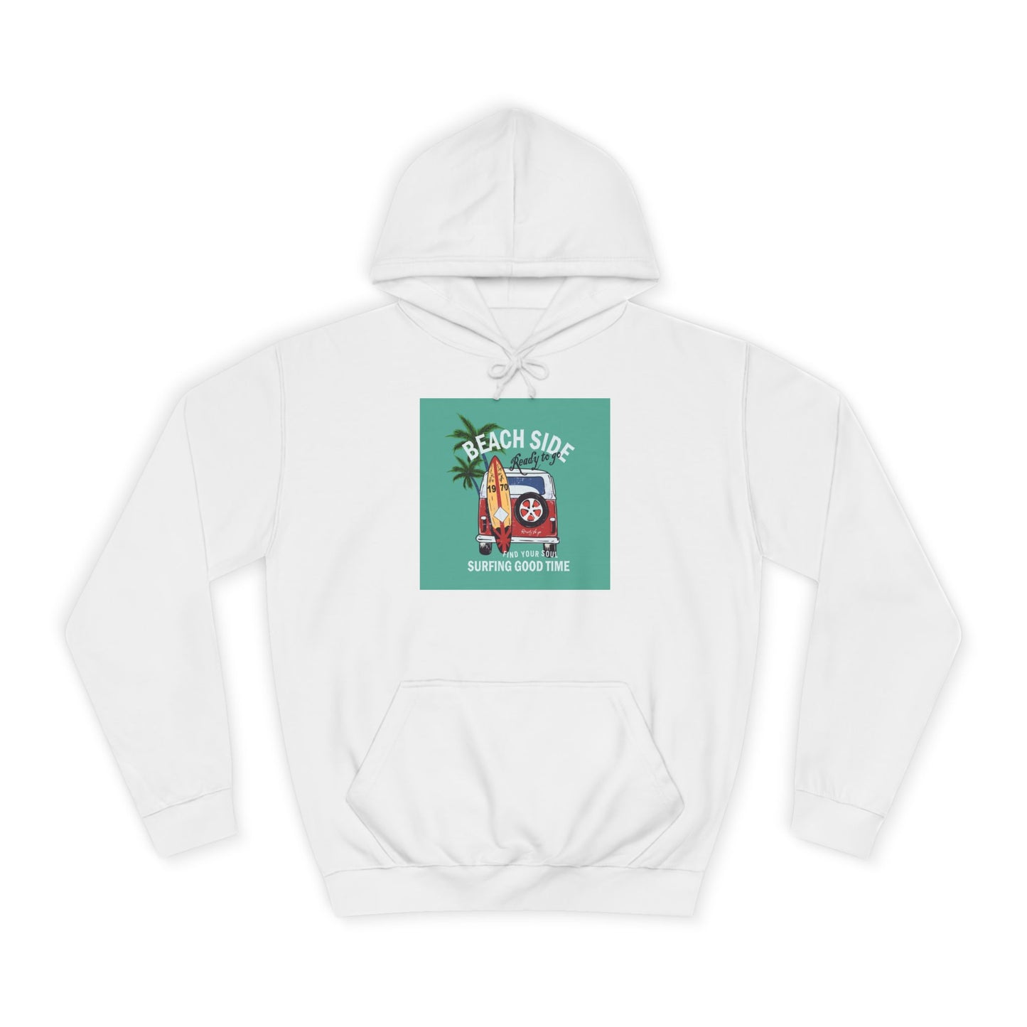 Beachside Vibes Unisex Hoodie | Perfect for College Students, Cozy Days, Summer Vacations, Gift for Friends, Casual Wear - MaisonThreadory
