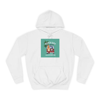 Beachside Vibes Unisex Hoodie | Perfect for College Students, Cozy Days, Summer Vacations, Gift for Friends, Casual Wear - MaisonThreadory