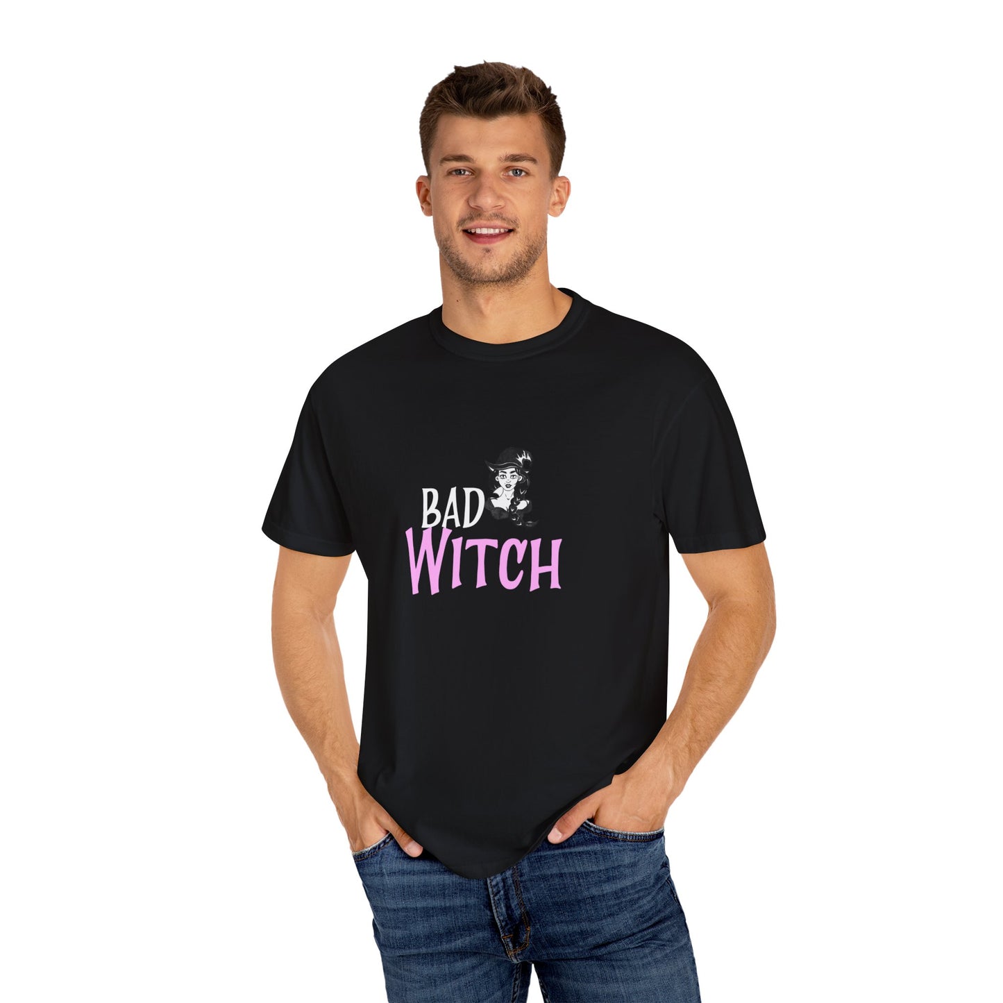 Halloween Bad Witch T-Shirt, Unisex Tee, Spooky Shirt, Witchy Apparel, Gift for Her - MaisonThreadory