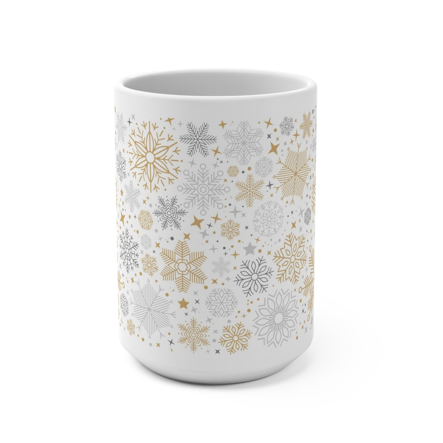 Winter Wonderland Mug, Cozy Snowflake Coffee Cup, Holiday Gift for Him/Her, Seasonal Drinkware, Perfect for Christmas, New Year - MaisonThreadory