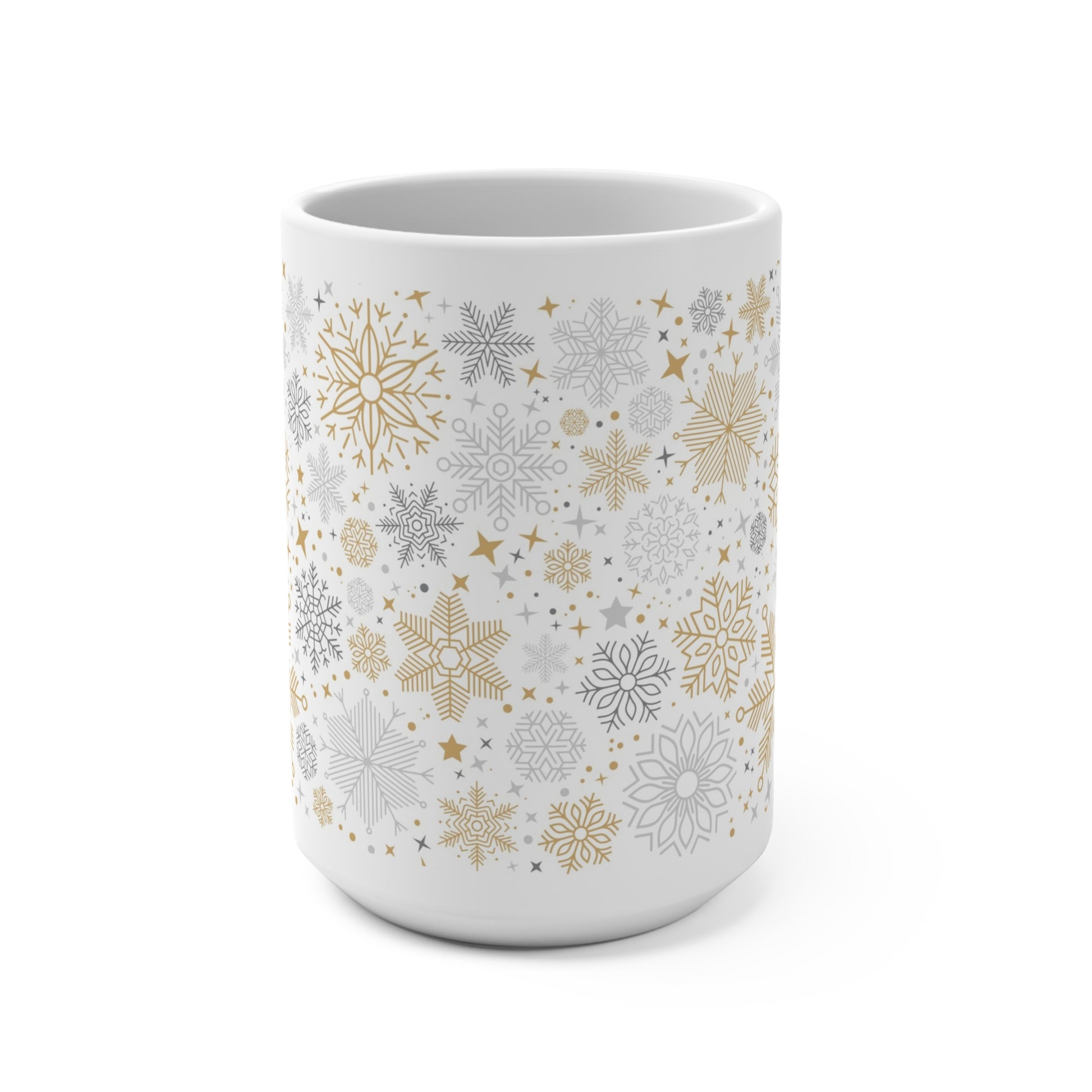 Winter Wonderland Mug, Cozy Snowflake Coffee Cup, Holiday Gift for Him/Her, Seasonal Drinkware, Perfect for Christmas, New Year - MaisonThreadory