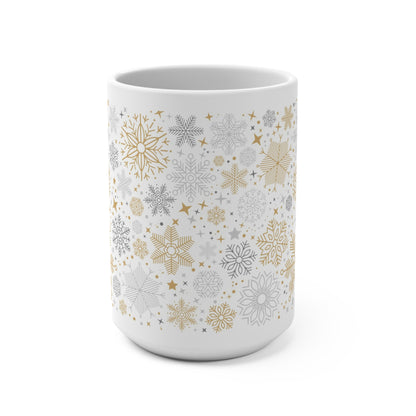 Winter Wonderland Mug, Cozy Snowflake Coffee Cup, Holiday Gift for Him/Her, Seasonal Drinkware, Perfect for Christmas, New Year - MaisonThreadory