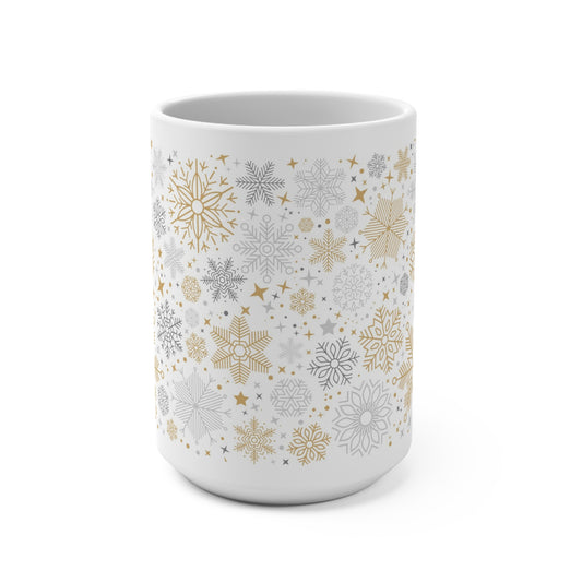 Winter Wonderland Mug, Cozy Snowflake Coffee Cup, Holiday Gift for Him/Her, Seasonal Drinkware, Perfect for Christmas, New Year - MaisonThreadory