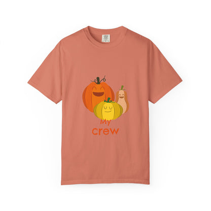 Cute Pumpkin Family T-Shirt, Fall Apparel, Halloween Shirt, Thanksgiving Gift, Harvest Crew Tee, Unisex Seasonal Wear - MaisonThreadory