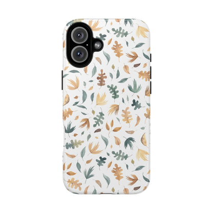 Stylish Floral Phone Case - Tough Cases, Nature-Inspired Design, Gift for Her, Phone Accessory, Floral Pattern Cover