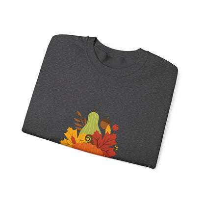 Fall Sweatshirt, Autumn Pullover, Cozy Jumper, Seasonal Crewneck, Unisex Sweater, Warm Top - MaisonThreadory