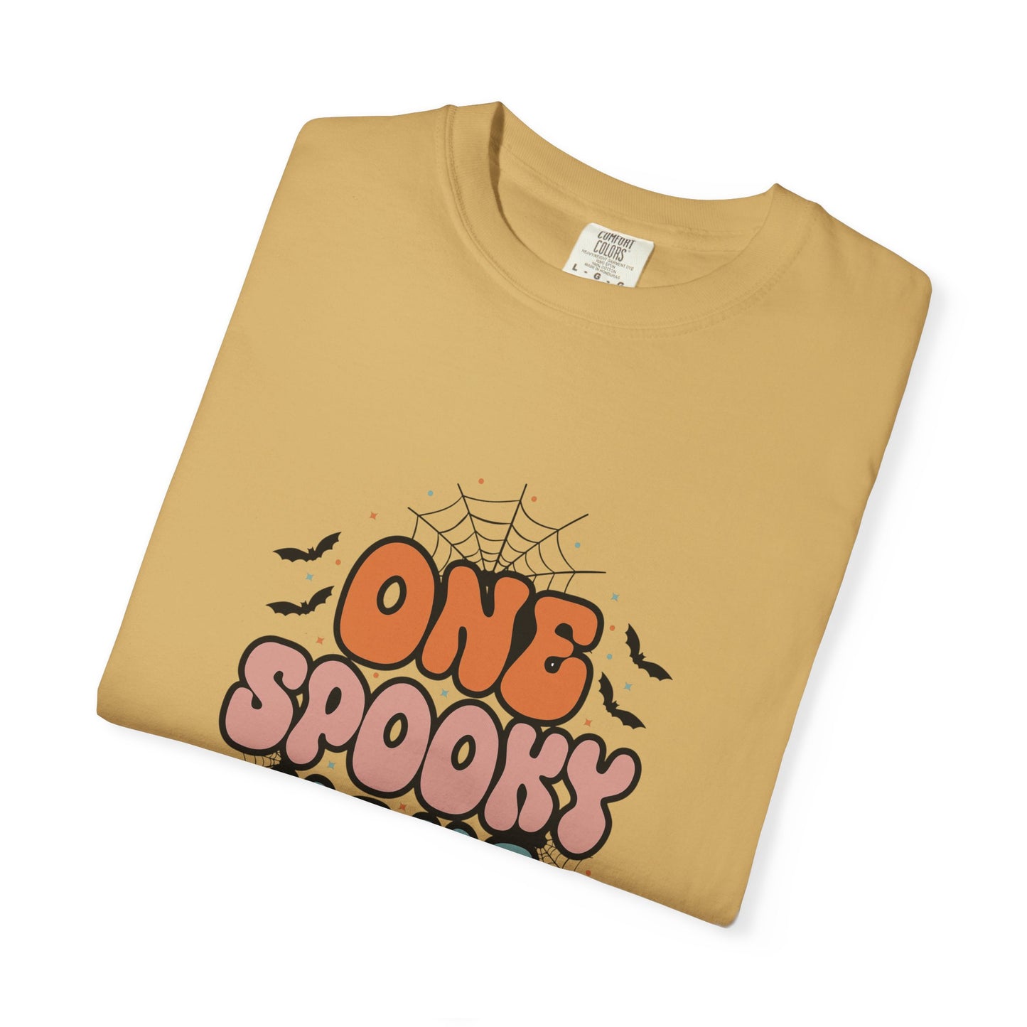 Unisex Halloween T-Shirt, One Spooky Mama Tee, Casual Fall Apparel, Gift for Moms, Halloween Festivities, Spooky Season Shirt