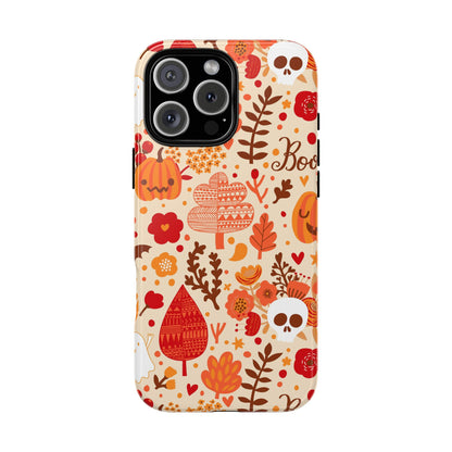Autumn Phone Case - Cozy Fall Vibes, Pumpkin Decor, Halloween Gift, Floral Design, Seasonal Aesthetic