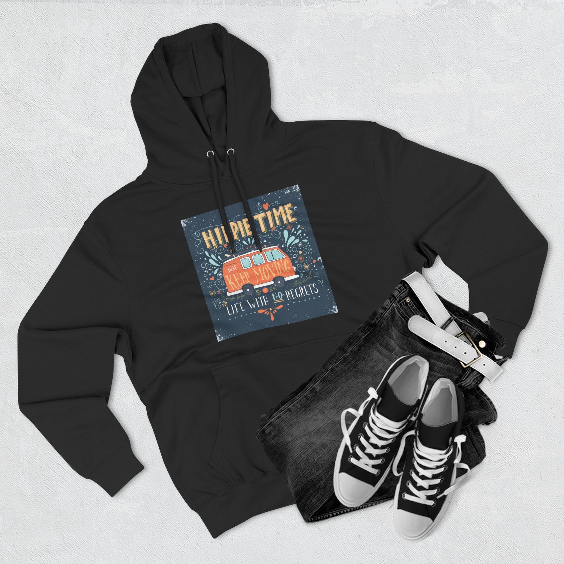 Hip & Cozy Fleece Hoodie - Perfect for Chill Vibes, Gift for Her, Winter Wear, Relaxed Style, Casual Layering - MaisonThreadory