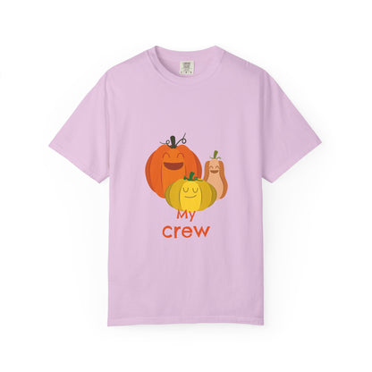 Cute Pumpkin Family T-Shirt, Fall Apparel, Halloween Shirt, Thanksgiving Gift, Harvest Crew Tee, Unisex Seasonal Wear - MaisonThreadory