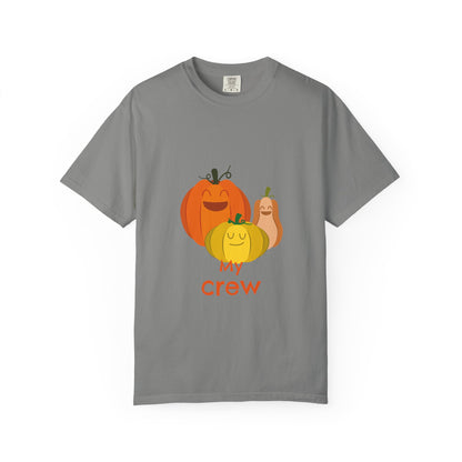 Cute Pumpkin Family T-Shirt, Fall Apparel, Halloween Shirt, Thanksgiving Gift, Harvest Crew Tee, Unisex Seasonal Wear - MaisonThreadory