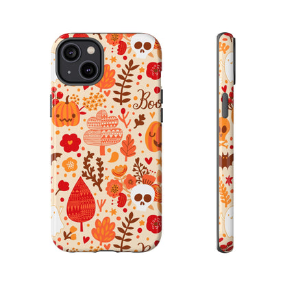 Autumn Phone Case - Cozy Fall Vibes, Pumpkin Decor, Halloween Gift, Floral Design, Seasonal Aesthetic