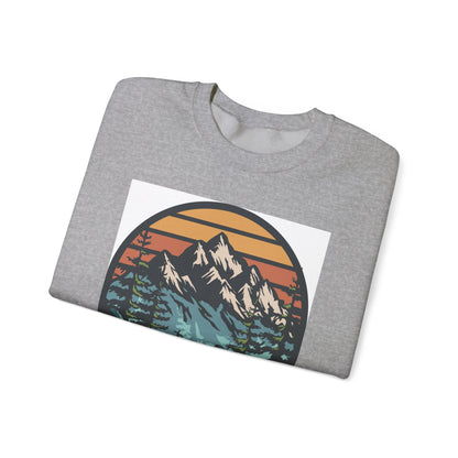 Camping Adventures Unisex Sweatshirt - Cozy Outdoor Gear, Nature Lover Gift, Hiking Apparel, Travel Essential, Campfire Style - MaisonThreadory