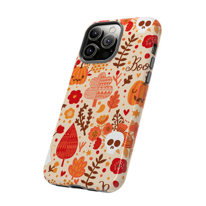 Autumn Phone Case - Cozy Fall Vibes, Pumpkin Decor, Halloween Gift, Floral Design, Seasonal Aesthetic