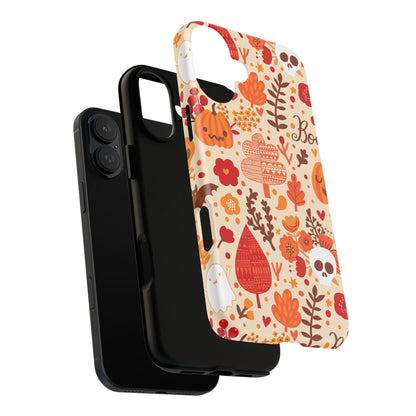 Autumn Phone Case - Cozy Fall Vibes, Pumpkin Decor, Halloween Gift, Floral Design, Seasonal Aesthetic