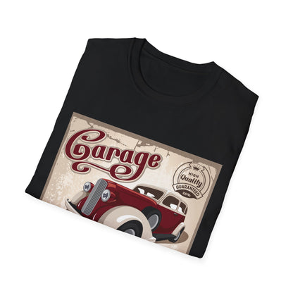 Vintage Garage Service T-Shirt, Car Lover Gift, Classic Auto Enthusiast Tee, Dad Father's Day Gift, Retro Automotive Apparel
