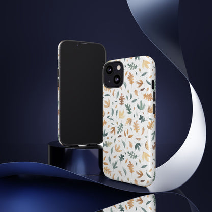 Stylish Floral Phone Case - Tough Cases, Nature-Inspired Design, Gift for Her, Phone Accessory, Floral Pattern Cover