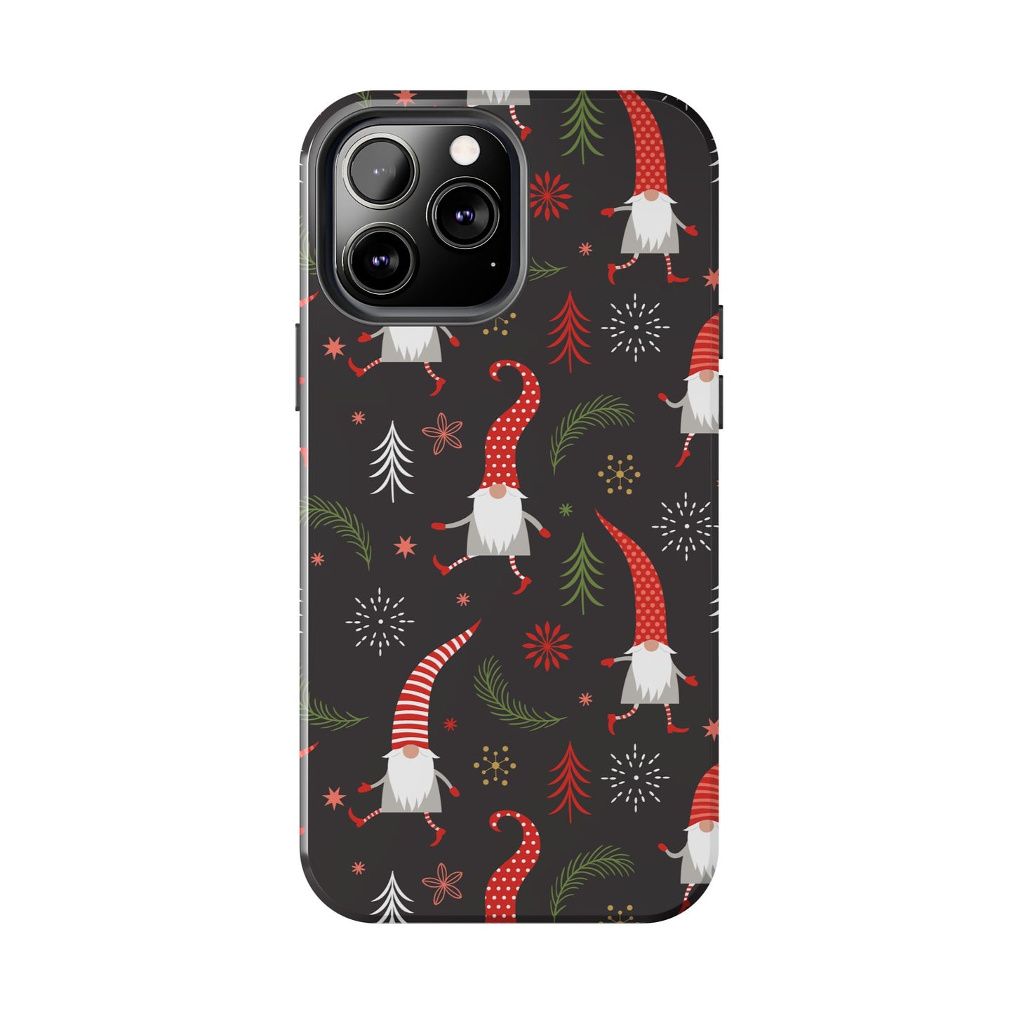 Gnomes & Holiday Cheer Tough Phone Cases, Cute Phone Accessories, Holiday Gift, Gnome Phone Cover, Festive Phone Protection, Winter Decor