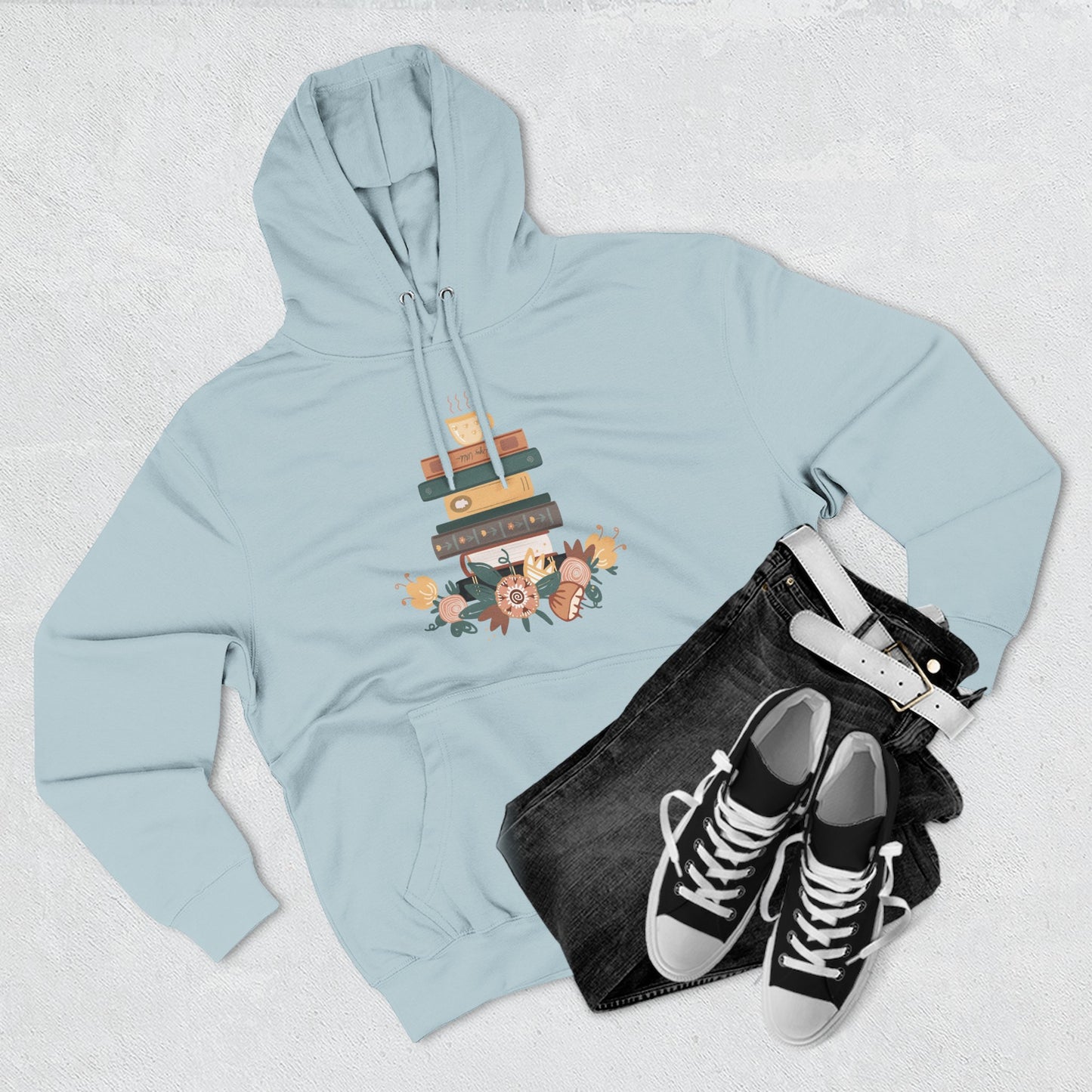 Cozy Book Lover's Hoodie | Three-Panel Fleece, Reading Gift, Literary Sweatshirt, Casual Apparel, Birthday Present, Book Club Outfit - MaisonThreadory