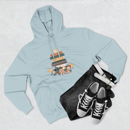 Cozy Book Lover's Hoodie | Three-Panel Fleece, Reading Gift, Literary Sweatshirt, Casual Apparel, Birthday Present, Book Club Outfit - MaisonThreadory