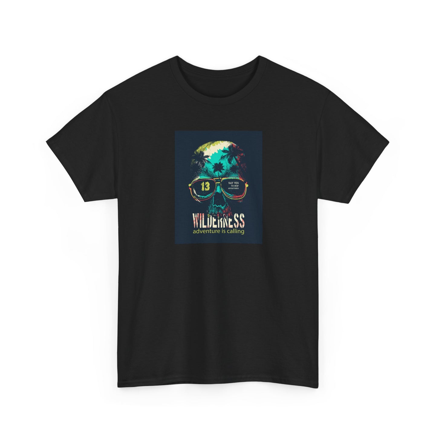 Eco-Friendly Graphic Tee with Funky Design, Unisex Heavy Cotton T-Shirt, Cool Casual Wear, Summer Festival Outfit, Gift for Friends
