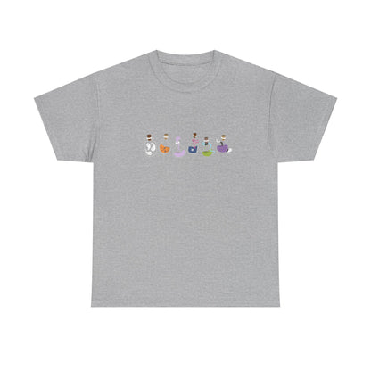 Charming Unisex Tee with Whimsical Characters, Funny Graphic Shirt, Gift for Friends, Comfortable Cotton Top, Casual Wear - MaisonThreadory