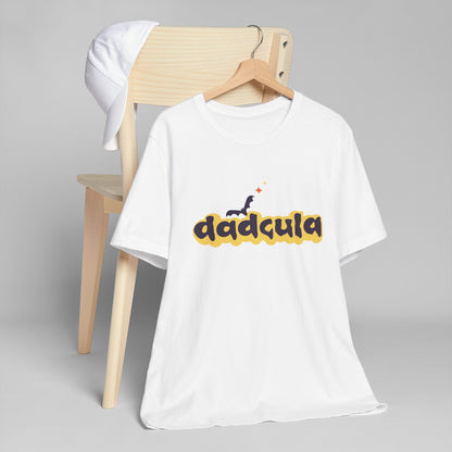 Dadcula T-Shirt, Funny Dad Shirt, Halloween Apparel, Unisex Jersey Tee, Gift for Dads, Casual Outfit - MaisonThreadory