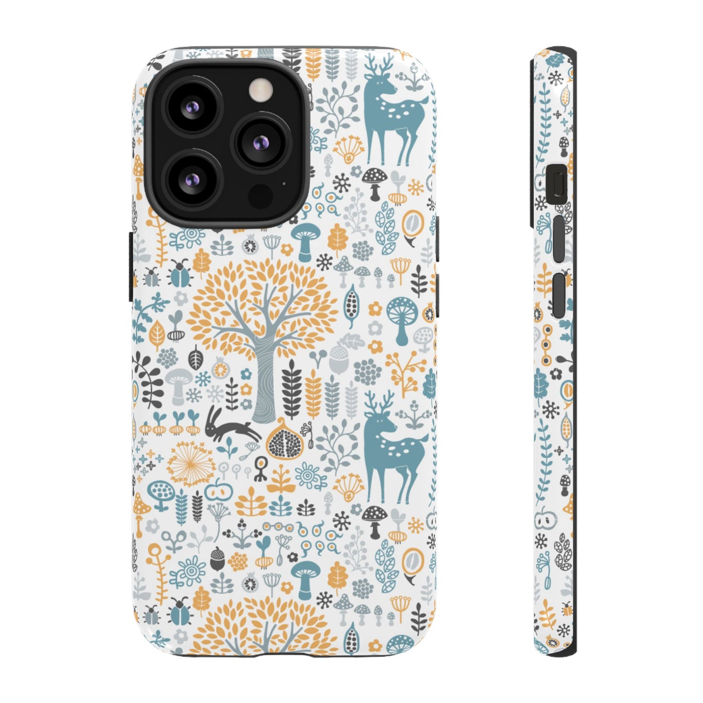 Nature-Inspired Phone Case, Durable Protective Cover, Bohemian Phone Accessory, Symbol of Strength, Eco-Friendly Gift